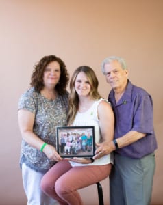 Pictured: Cassia's parents, Cheryl and Richard Millspaugh, with her sister, Willow Barrett