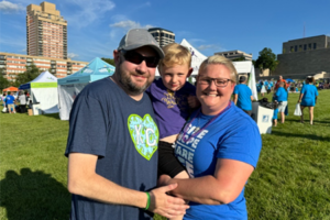 Kevin Calhoun and his family. 