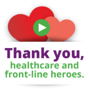 Thank you, healthcare and front-line heroes