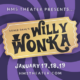 A program cover 'Willy Wonka' musical.