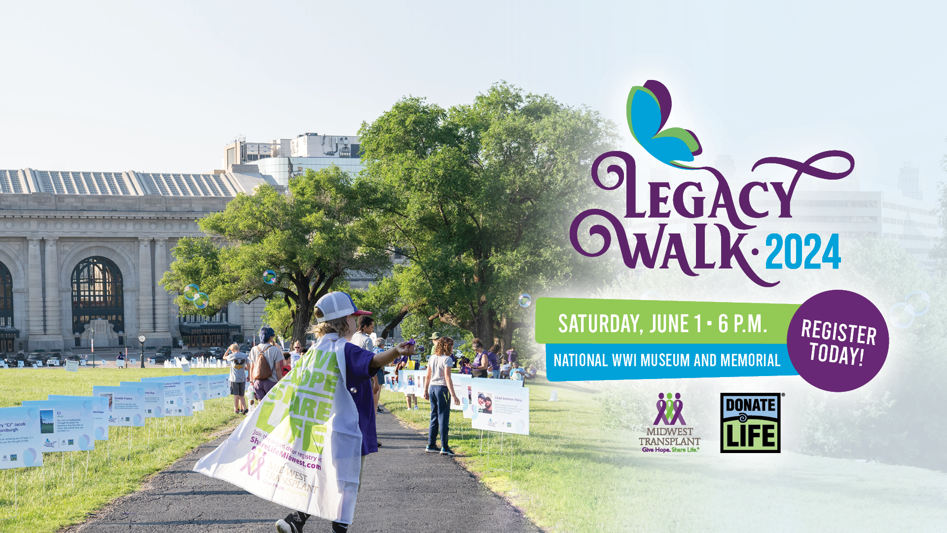 Legacy Walk 2024 banner