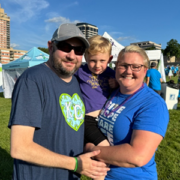 Kevin Calhoun and his family.